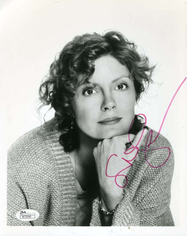 Susan Sarandon Jsa Coa Hand Signed 8x10 Photo Authenticated Autograph