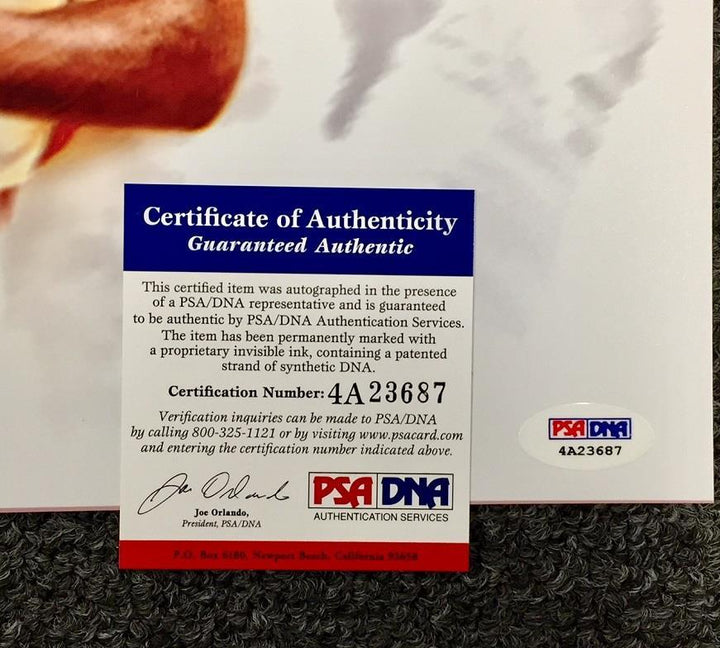 Gary Payton Autograph MIAMI HEAT Signed 11x14 Photo * PSA/DNA Witness COA * auto