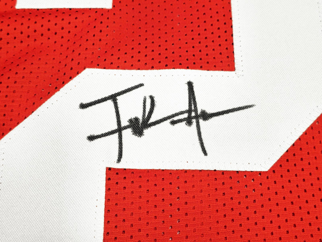 San Francisco 49ers Frank Gore Autographed Signed Red Jersey JSA