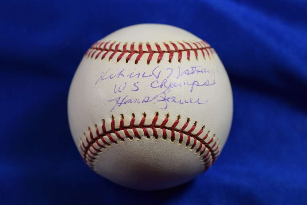 Hank Bauer PSA DNA Autograph Major League Signed Baseball WS Champs