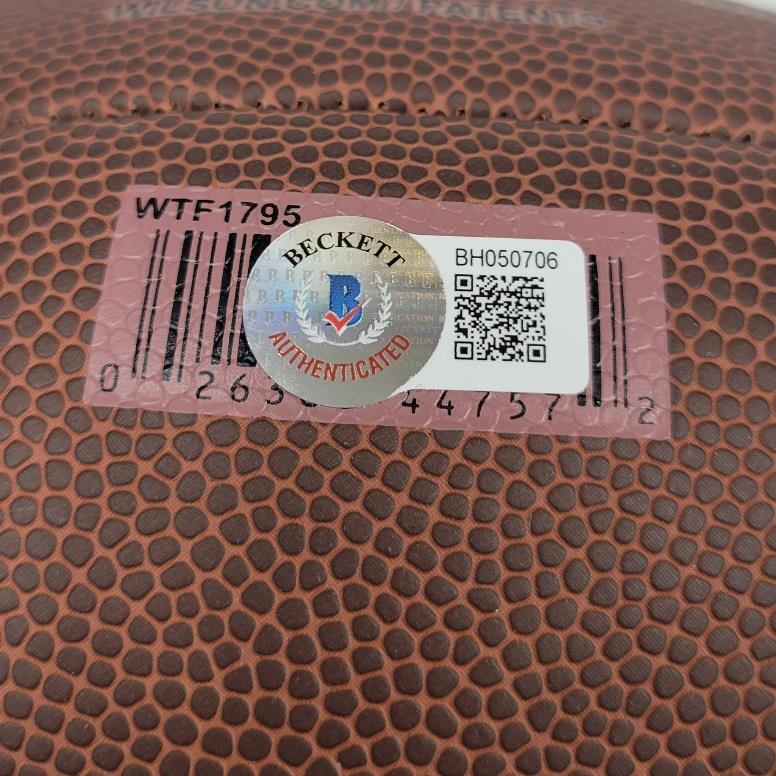 Matthew Judon signed Wilson NFL Replica Football Patriots (B) ~ Beckett BAS Holo