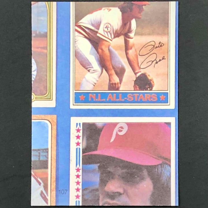 Pete Rose signed Reds 1985 Renata Galasso card ~PR authentic holo Autograph Auto