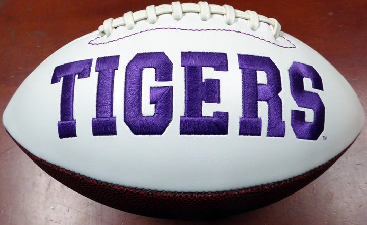 Deshaun Watson Signed Clemson Tigers White Logo Football Beckett BAS