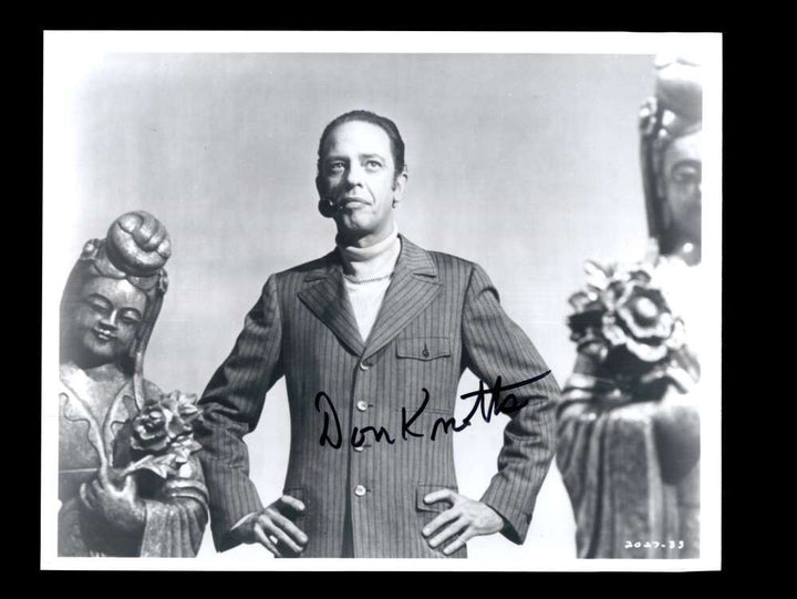 Don Knotts JSA Coa Signed 8x10 The Love God? Photo Autograph