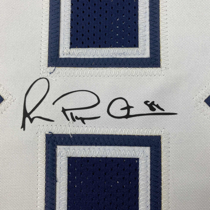 Facsimile Autographed Michael Irvin Dallas Blue Reprint Laser Jersey Men's XL