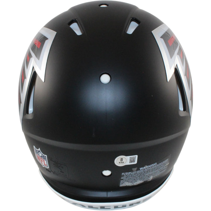 Michael Penix Autographed Atlanta Falcons Authentic Helmet Beckett 54781