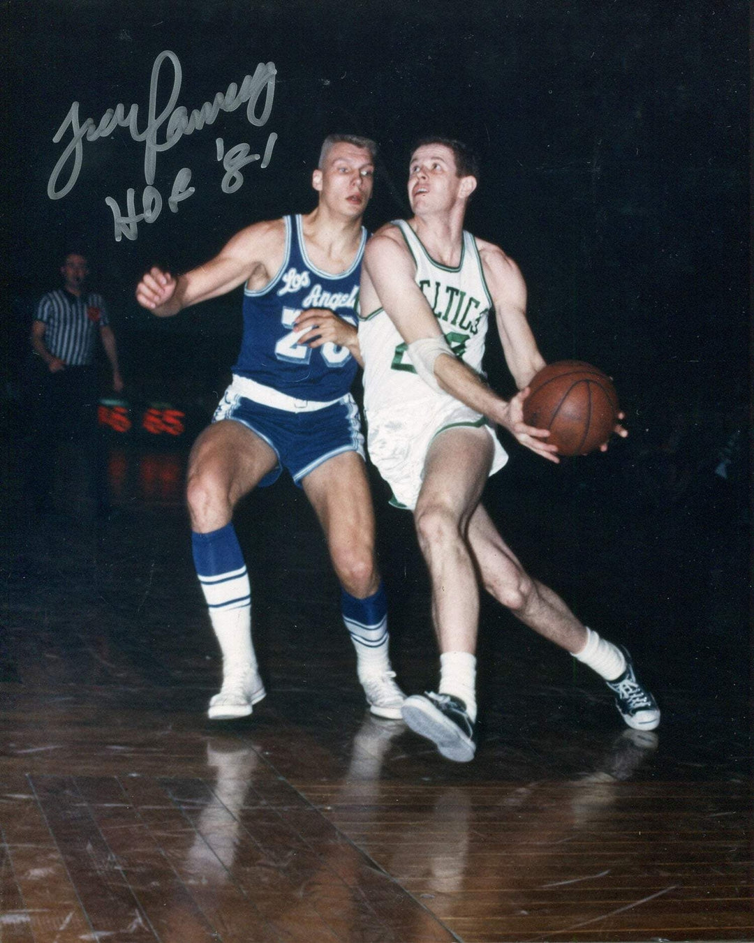 Frank Ramsey "HOF 81" Autographed 8x10 Basketball Photo