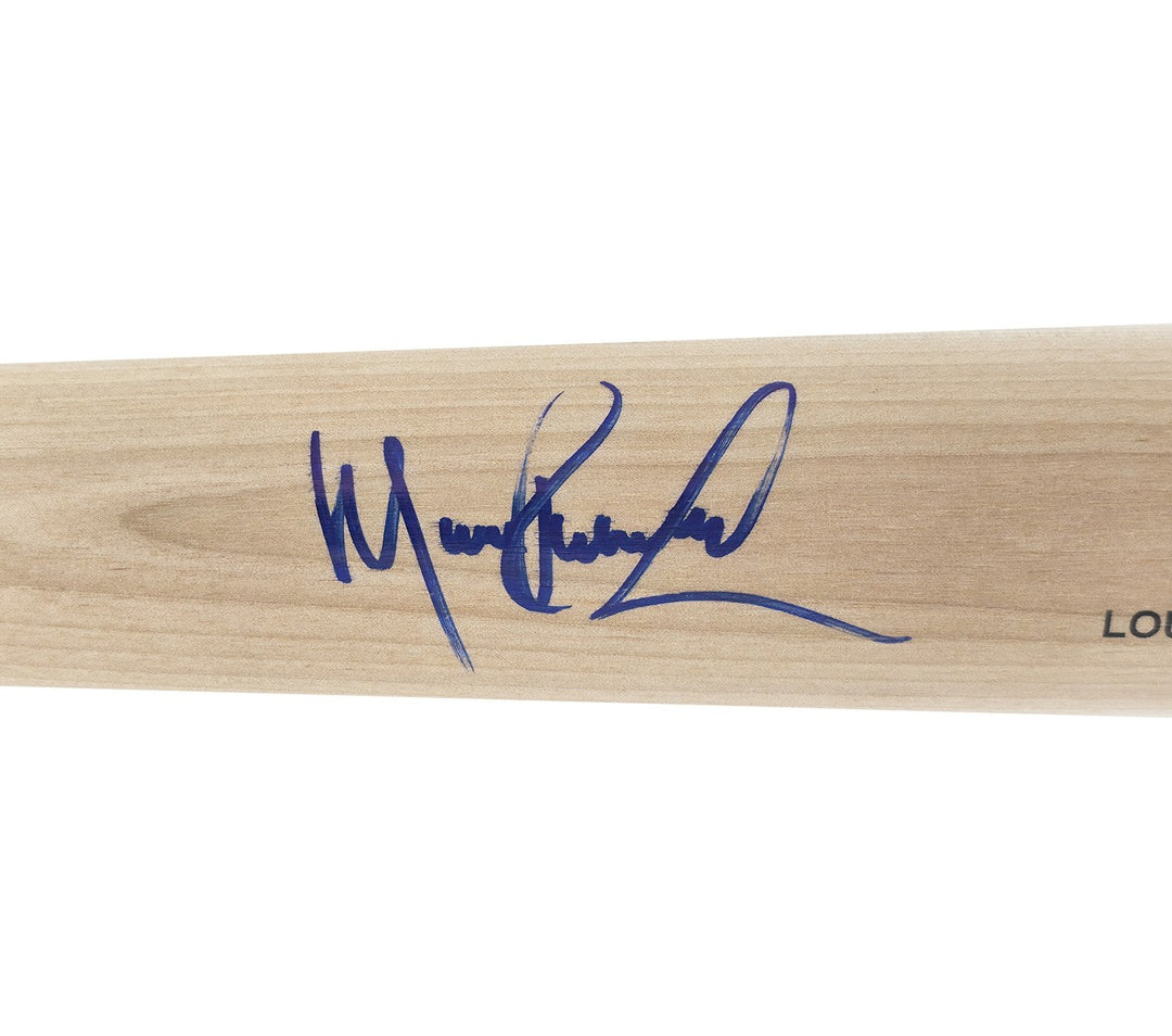 Manny Ramirez Signed Blonde L Slugger Pro Stock Baseball Bat Red Sox Beckett Wit