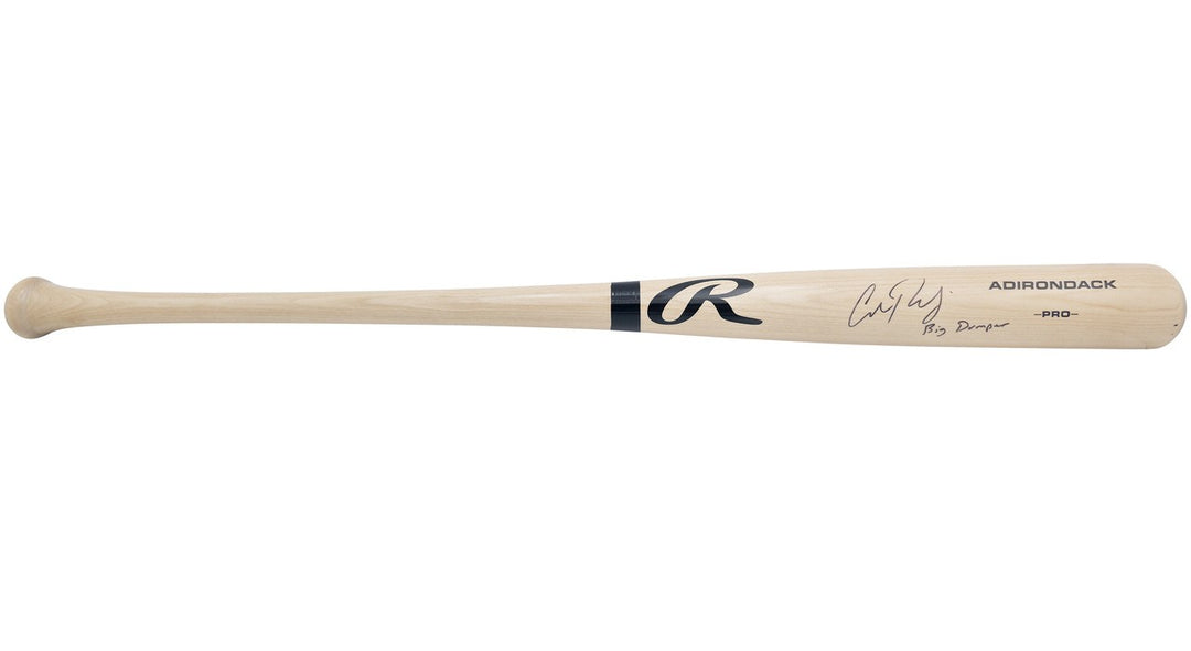 Cal Raleigh Auto Blonde Rawlings Pro Bat Mariners "Big Dumper" Fanatics MLB Holo
