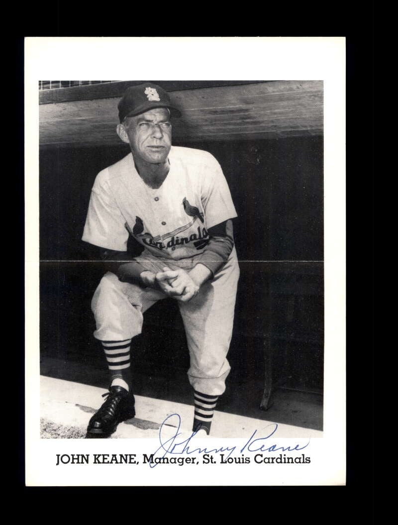 Johnny Keane PSA DNA Signed 5x7 Team Issued Photo Autograph Cardinals