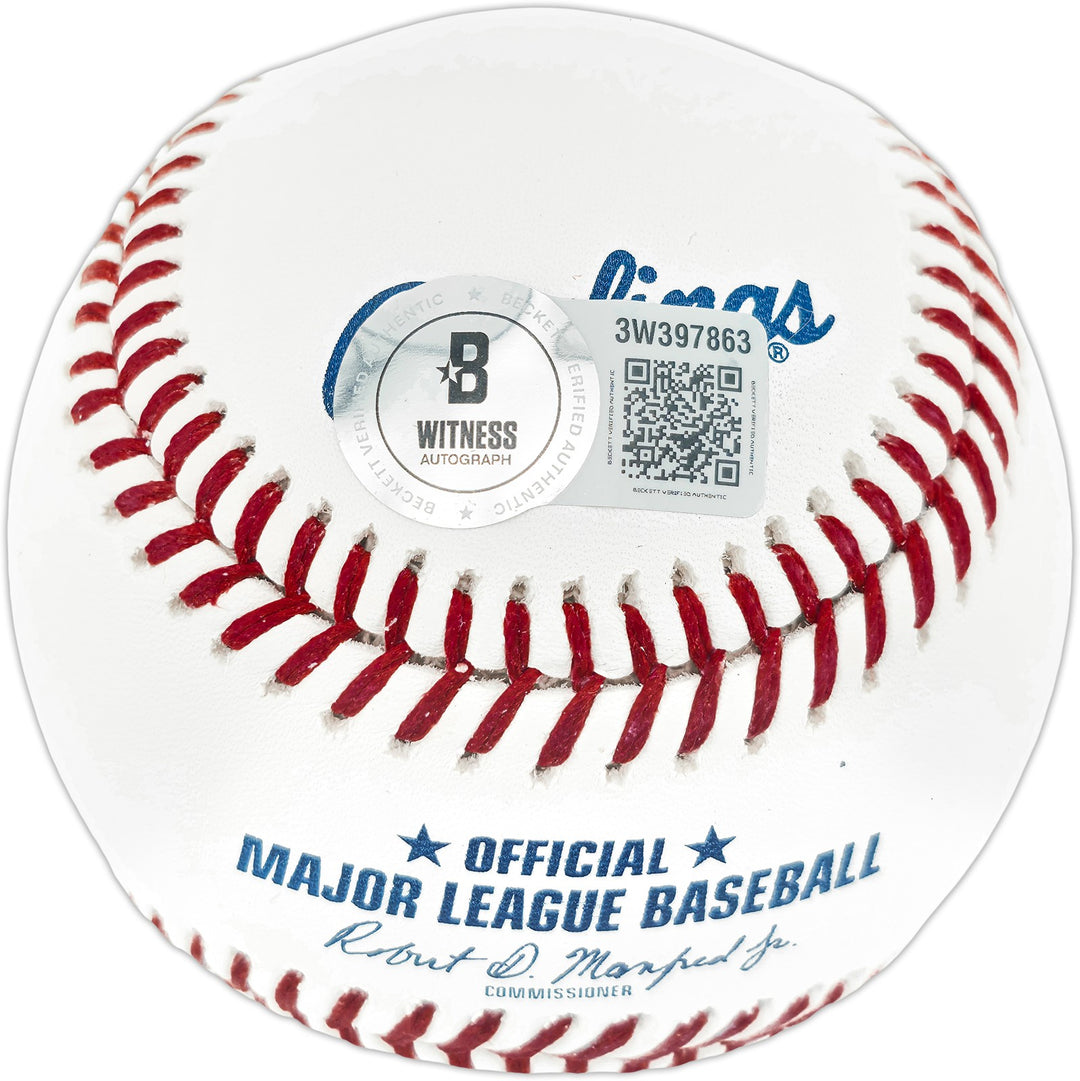 Ted Simmons Signed MLB Baseball St. Louis Cardinals "HOF 2020" Beckett Wit