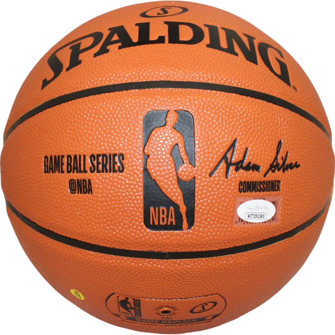 Clyde Drexler Autographed/Signed Portland Trailblazers Basketball JSA 46408