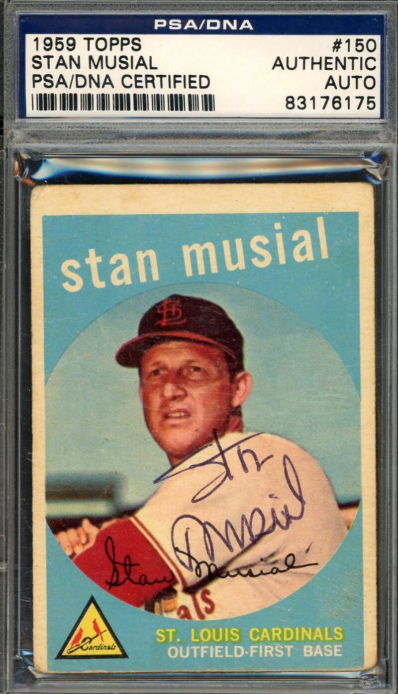 Stan Musial PSA DNA Signed 1959 Topps Autograph