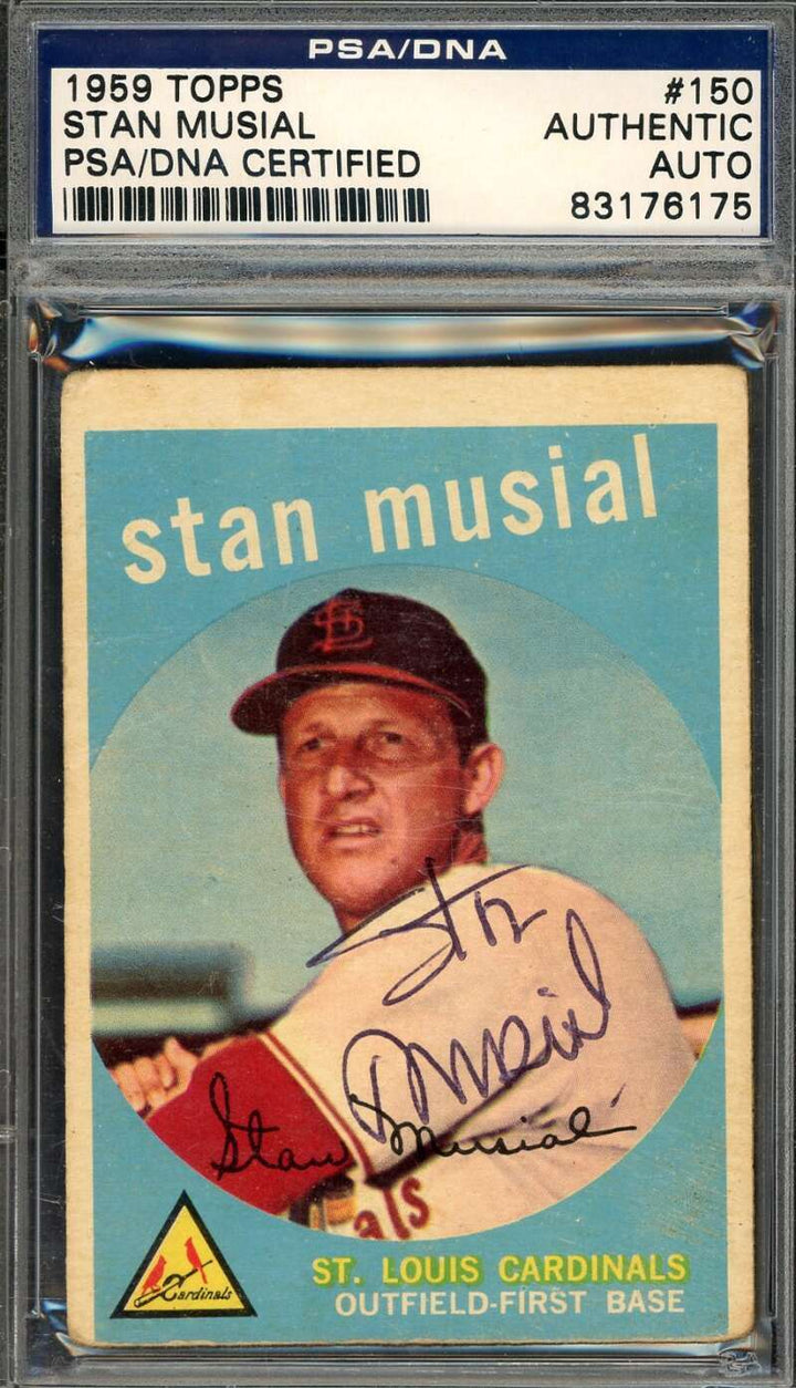 Stan Musial PSA DNA Signed 1959 Topps Autograph