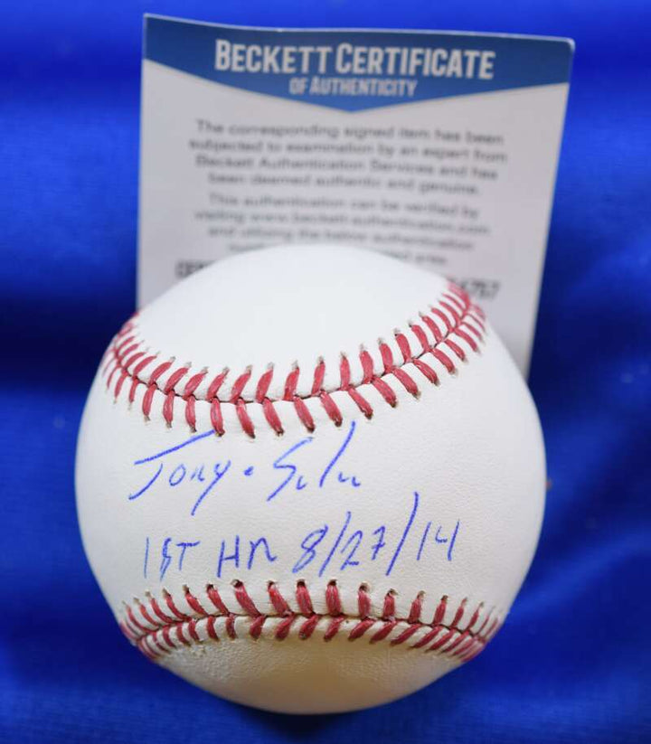 Jorge Soler 1st HR Beckett BAS Autograph Major League Signed Baseball