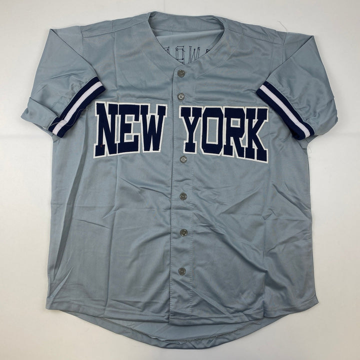 Autographed/Signed Darryl Strawberry New York Grey Jersey PSA/DNA COA
