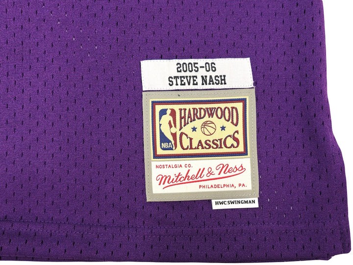 Suns Steve Nash Auto Purple AUTH Mitchell Ness 05-06 HWC Swingman Jersey XXL BAS