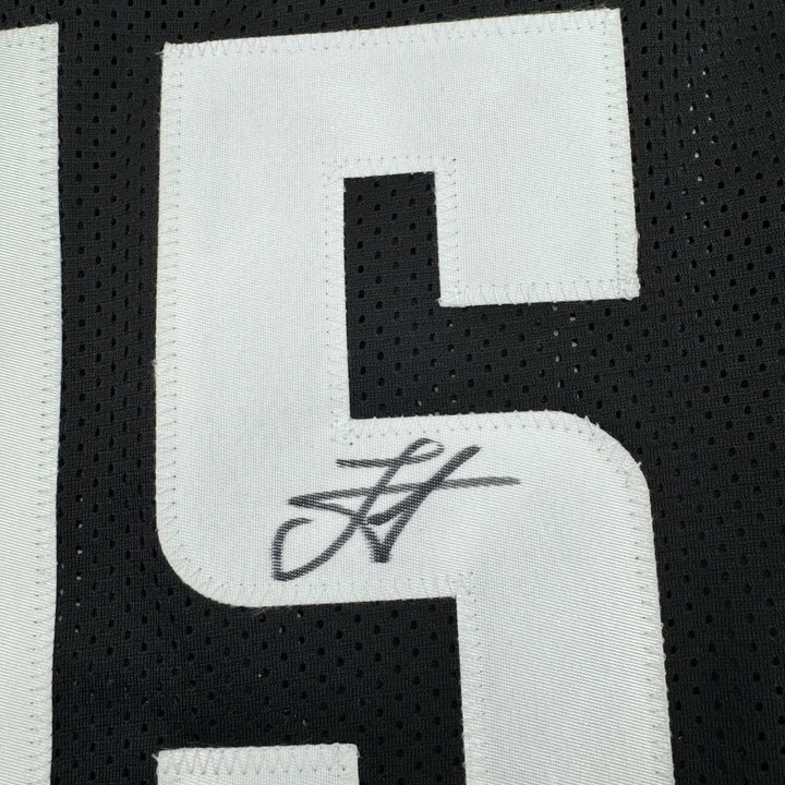 Autographed/Signed Nikola Jokic Denver Black 5280 City Edition Jersey JSA COA