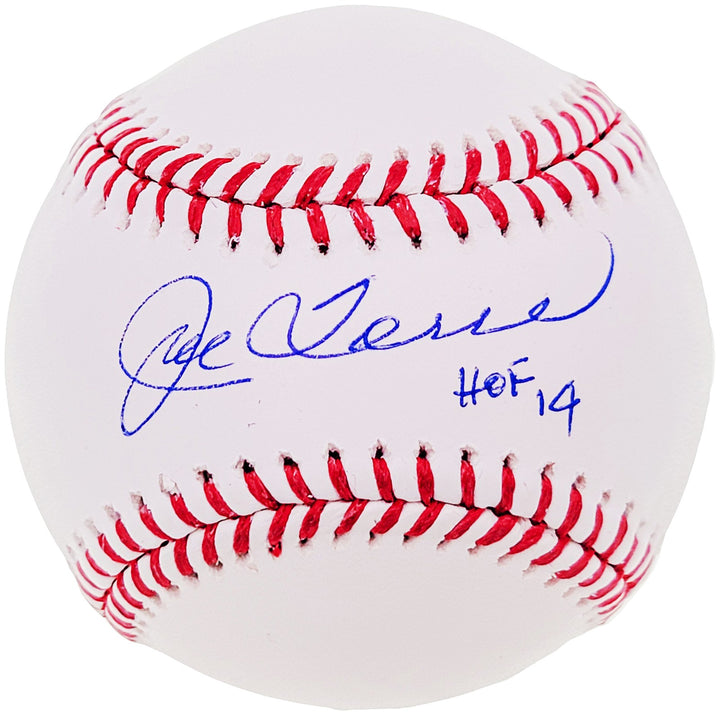 Joe Torre Signed MLB Baseball New York Yankees "HOF 14" Beckett Witness