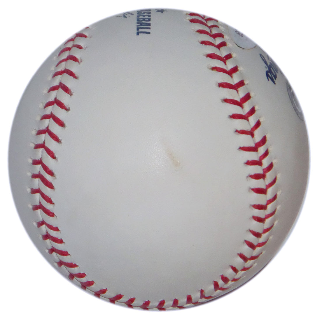 DARREL EVANS AUTOGRAPHED BASEBALL ATLANTA BRAVES GIANTS DETROIT TIGERS MLB HOLO