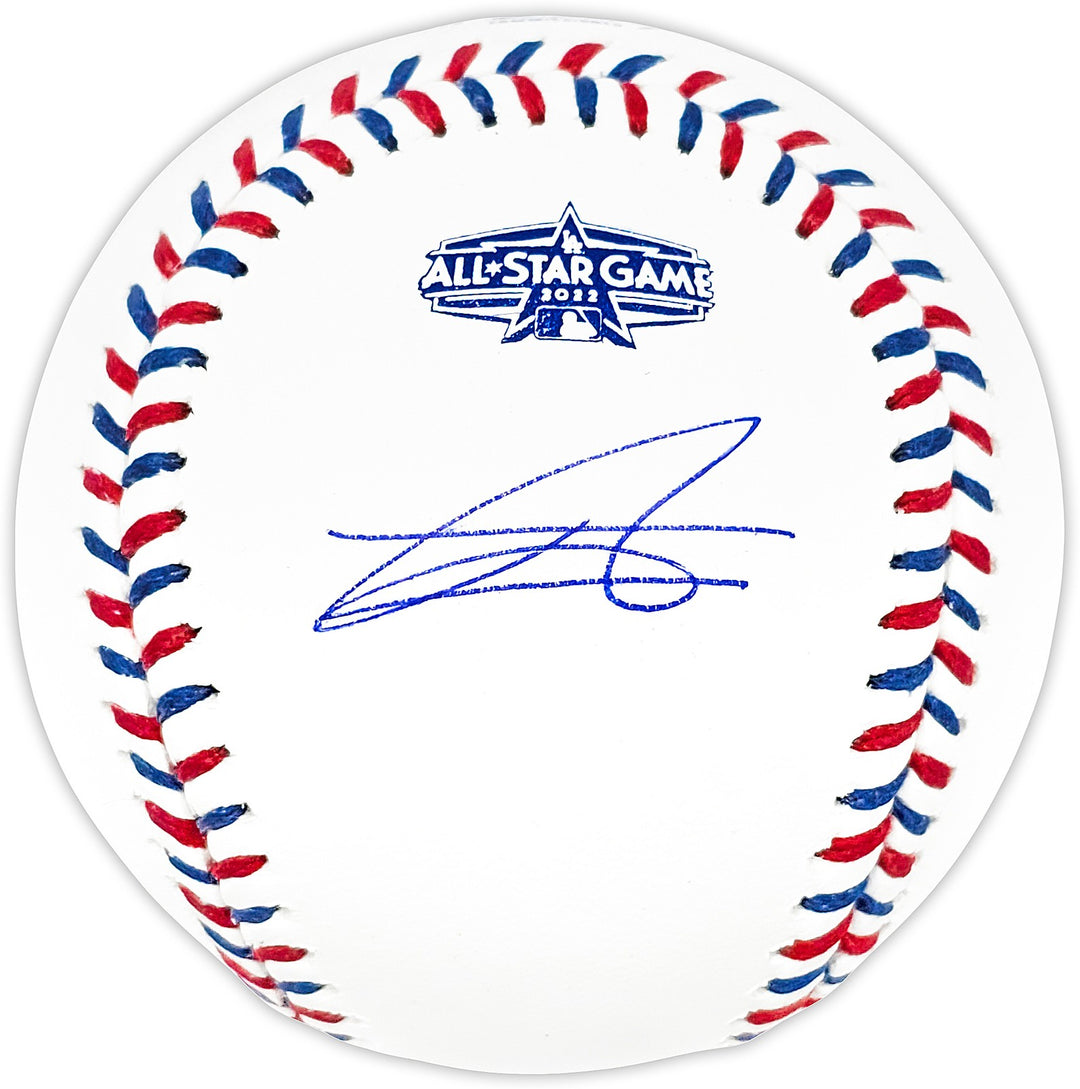 Julio Rodriguez Auto Official 2022 AS Game Logo MLB Baseball Mariners Beckett