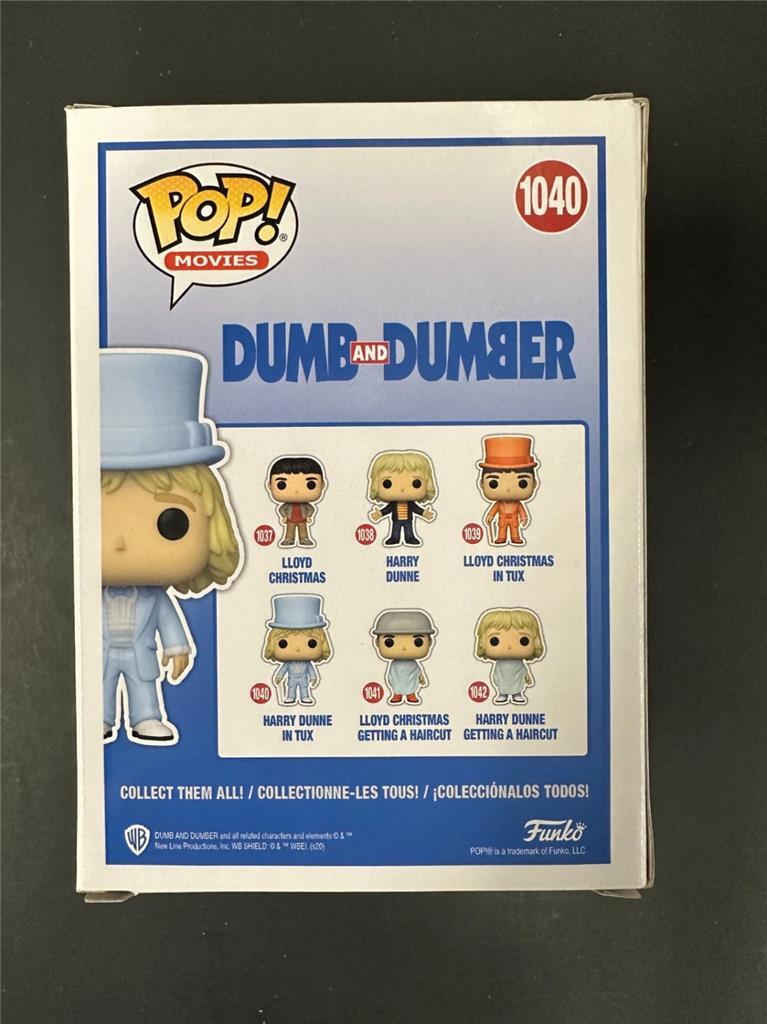 Jeff Daniels signed Harry Dunne in Tux Funko Pop! #1040 autograph ~ Beckett BAS
