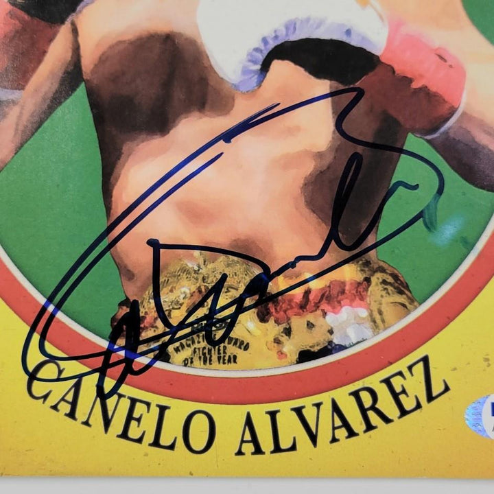 Saul Canelo Alvarez signed The Ring Magazine autograph (A) ~ Beckett BAS holo