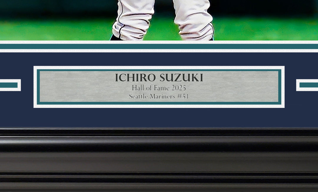 Ichiro Suzuki Signed Framed 16x20 Photo Mariners Tokyo Dome Last Game IS Holo