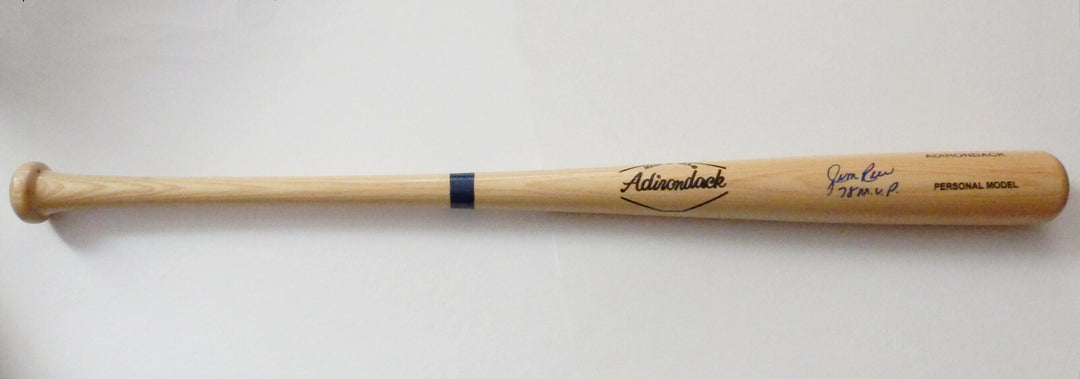 JIM RICE SIGNED "78 MVP" ADIRONDACK PERSONAL MODEL BAT w/JSA COA BOSTON RED SOX