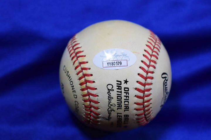 Willie Mays JSA COA Autograph National League Feeney Signed Baseball