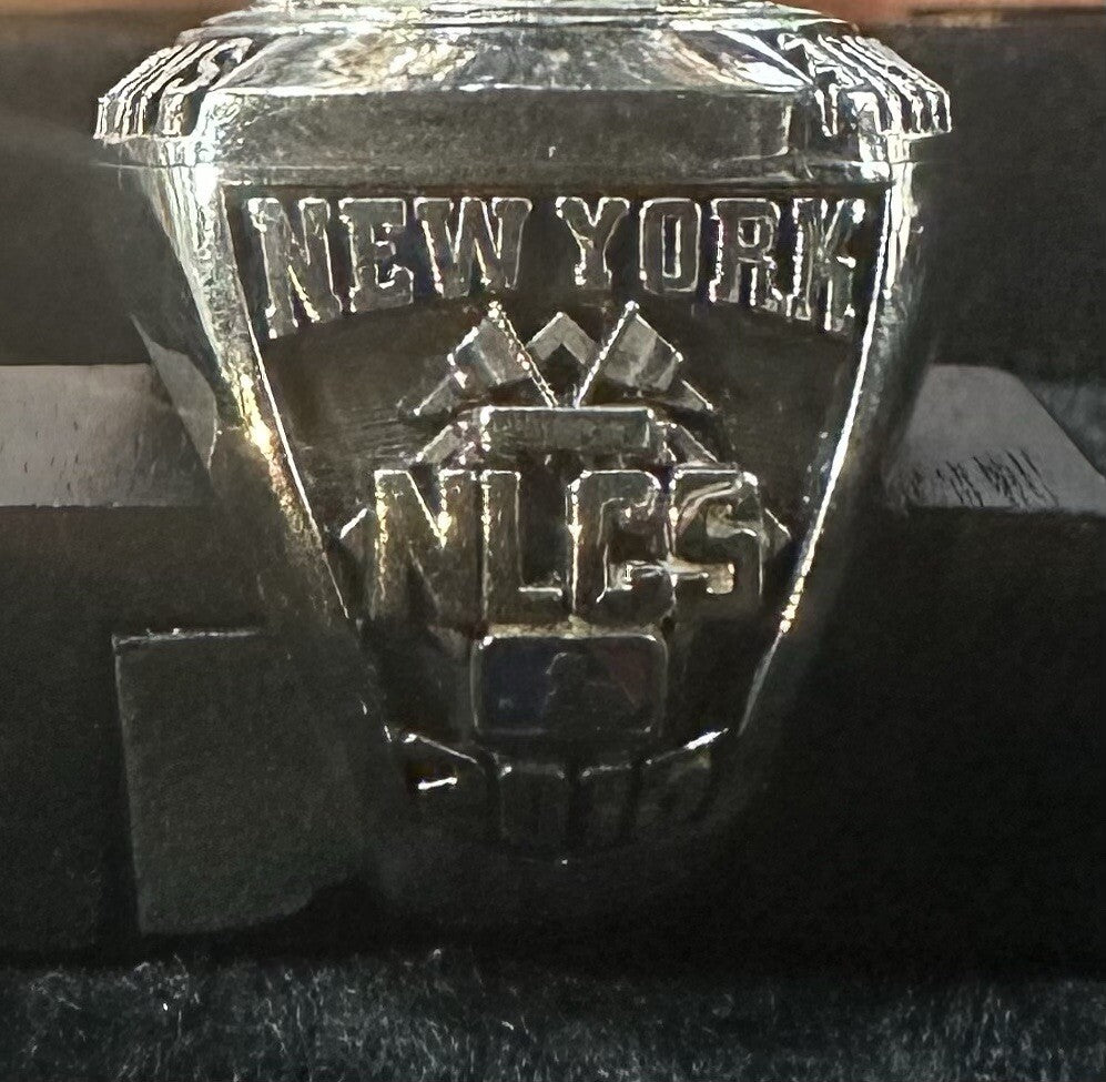 2015 Mets NLCS Champions Jostens Silver Elite Employee Team Issued Ring Morales