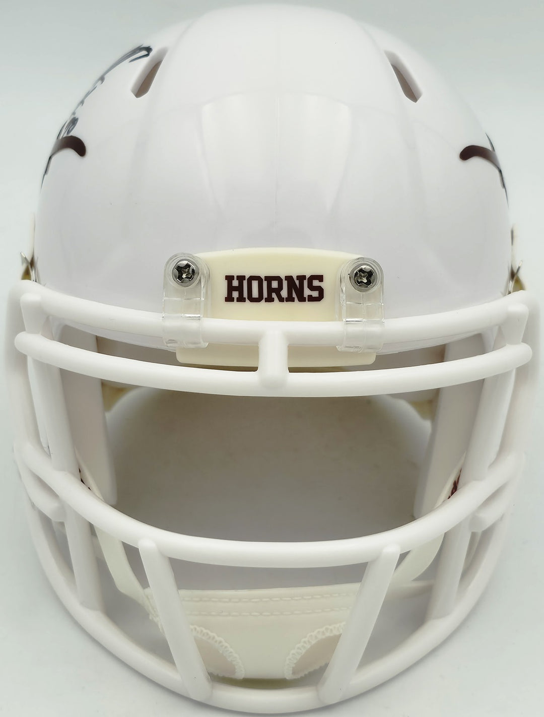 Byron Murphy II Signed Texas Longhorns White Speed Mini Helmet MCS Holo