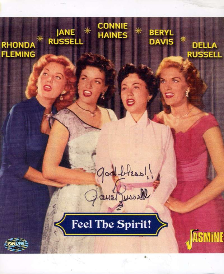 Jane Russell Psa/dna Certed Hand Signed 8x10 Photo Authenticated Autograph