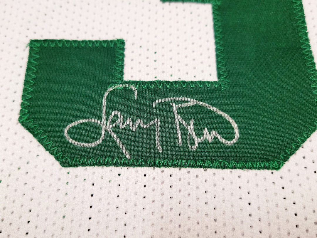 Boston Celtics Larry Bird Autographed Signed White Jersey Beckett BAS