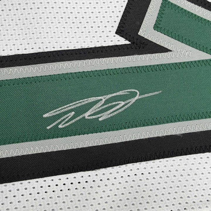 Autographed/Signed DeSean Jackson Philadelphia White Football Jersey Beckett BAS