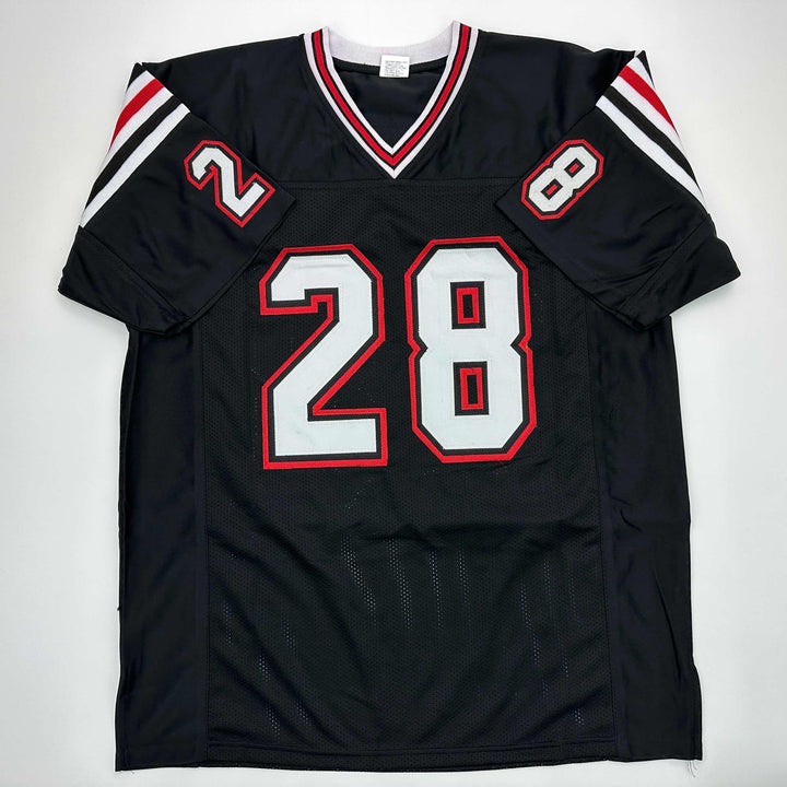 Facsimile Autographed Marshall Faulk San Diego State Reprint Jersey Men's XL
