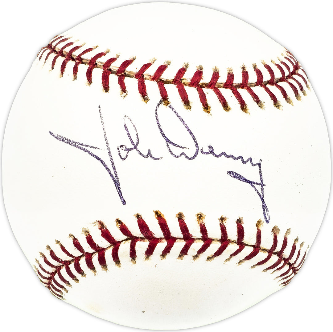 John Denny Signed MLB Baseball Philadelphia Phillies Beckett #BM17788