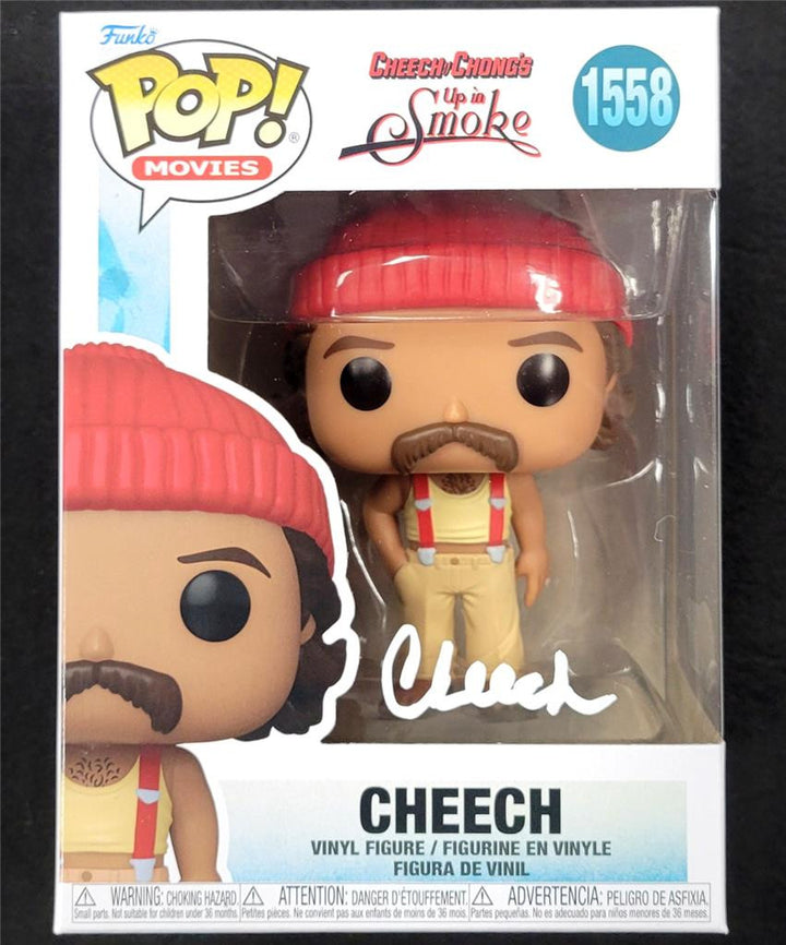 Cheech Marin signed Cheech & Chong Up in Smoke Funko Pop! 1558 auto~ Beckett BAS