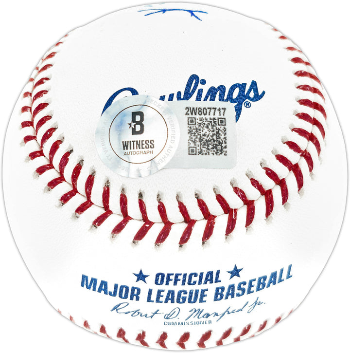 Dwight Doc Gooden Auto MLB Statball Baseball Mets 86 WS Champ Stats Beckett