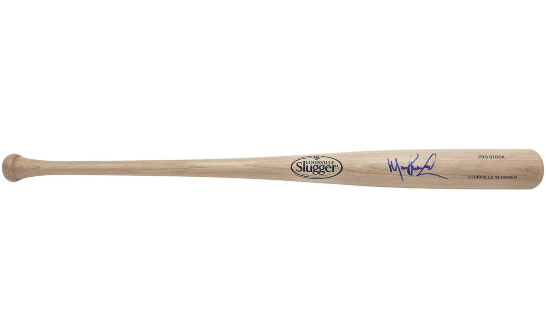 Manny Ramirez Signed Blonde L Slugger Pro Stock Baseball Bat Red Sox Beckett Wit