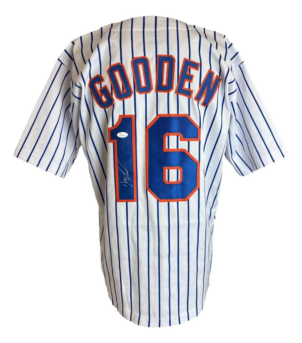 Dwight Doc Gooden New York Signed White Baseball Jersey JSA