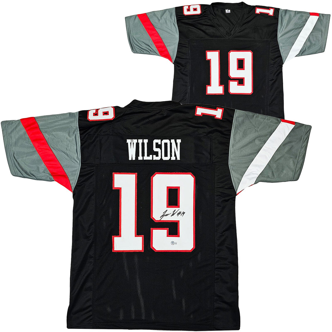 Texas Tech Red Raiders Tyree Wilson Autographed Signed Black Jersey Beckett Wit