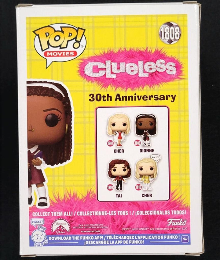 Stacey Dash signed + QUOTE Dionne Clueless Funko Pop! 1808 auto Beckett BAS