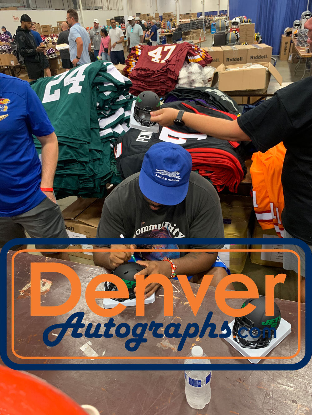 Darrelle Revis Autographed New York Jets Eclipse Mini Helmet Beckett 48121