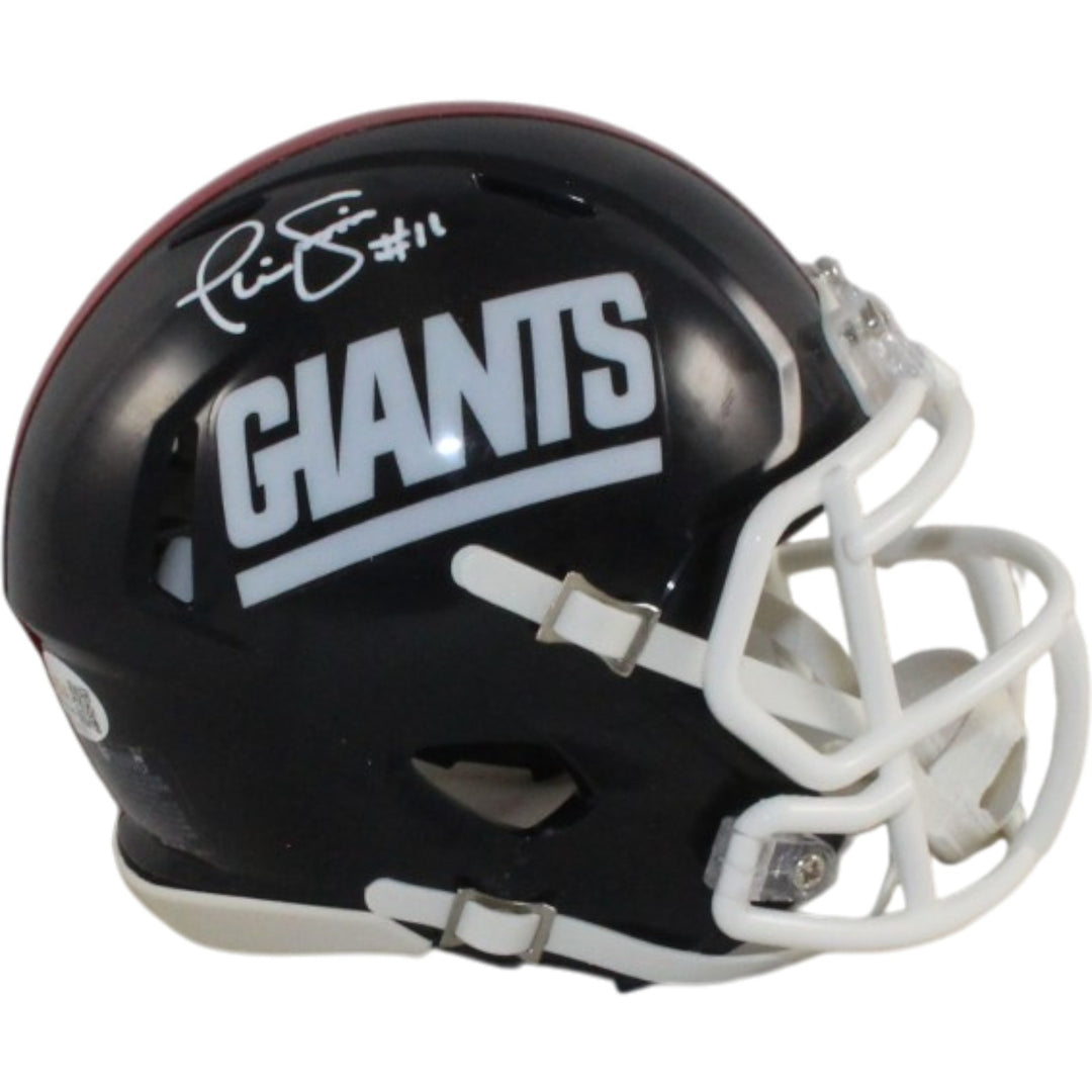 Phil Simms Autographed/Signed New York Giants TB Mini Helmet JSA 57160