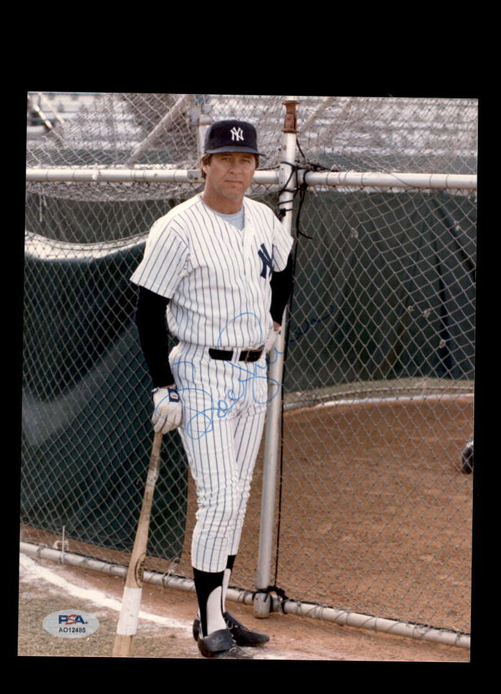 Bobby Murcer PSA DNA Signed 8x10 Photo Autograph Yankees
