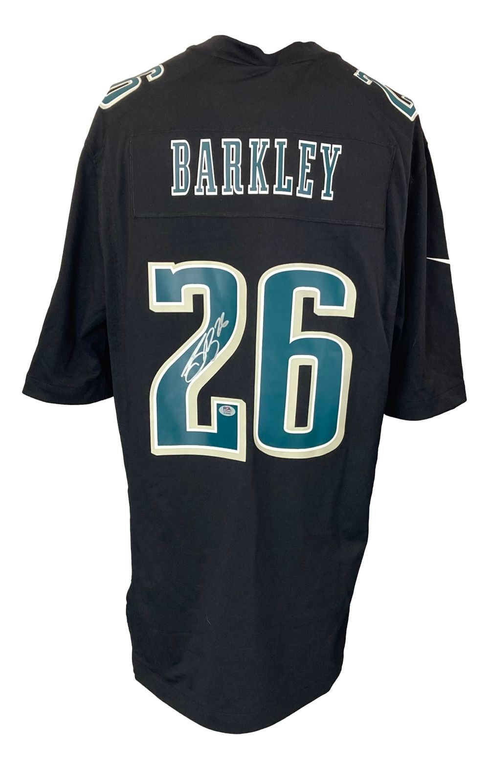 Saquon Barkley Signed Philadelphia Eagles Super Bowl 59 LIX Black Nike Jersey