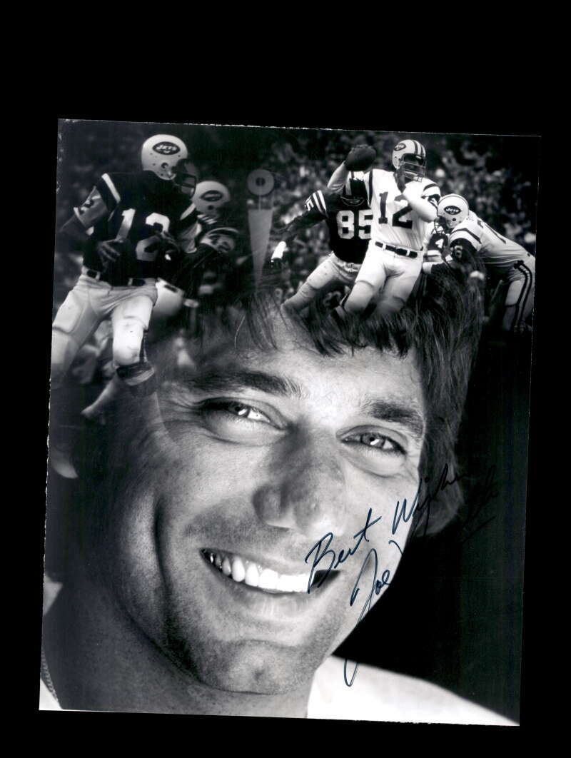 Joe Namath PSA DNA Coa Signed 7x9 Autograph Photo