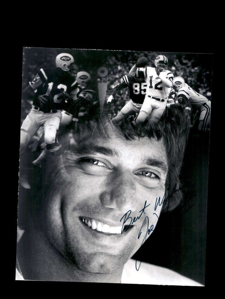 Joe Namath PSA DNA Coa Signed 7x9 Autograph Photo