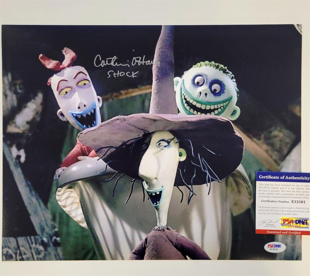 Catherine O'Hara signed "Shock" Nightmare Before Christmas 11x14 Photo auto PSA